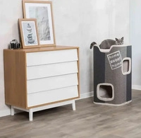 Trixie 44957, Trixie Cat Tower Jorge (78 cm, Blau, Grau, Weiss) (44957)