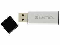 Xlyne 177554-2, Xlyne Alu (2 GB, USB 2.0) Silber