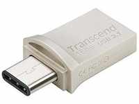 Transcend TS64GJF890S, Transcend JETFLASH 890 (64 GB, USB A, USB C, USB 3.1) Silber