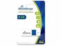 MediaRange MR971, MediaRange USB Speicherstick (8 GB, USB A, USB 2.0) Blau/Weiss
