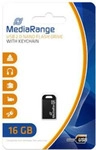 MediaRange MR921, MediaRange USB Nano-Speicherstick (16 GB, USB-A) (MR921) Schwarz