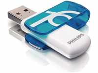 Philips FM16FD00B/00, Philips Vivid Edition (16 GB, USB A, USB 2.0) Blau/Weiss