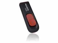 A-DATA AC008-64G-RKD, A-DATA Adata USB 2.0 Stick C008 Black/Red 64GB (64 GB,...