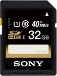 Sony SF32U, Sony Uhs-I Sdhc (32 GB, SDHC, U1, UHS-I) (SF32U) Schwarz