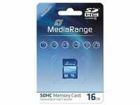 MediaRange MR963, MediaRange SDHC Speicherkarte Klasse 10 (SDHC, 16 GB) Blau