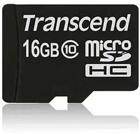 Transcend TS16GUSDC10, Transcend SDHC CARD MICRO 16GB CLASS 10 (16 GB, microSDHC, U1)