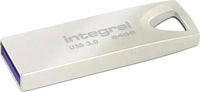Integral INFD64GBARC3.0, Integral USB Flash Drive 3.0, 64GB sb (64 GB, USB-A)