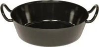 Riess 0384-022, Riess Schnitzelpfanne (Br&auml;ter + Schmortopf, Edelstahl, 34 x 8.20 cm)