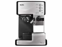 Breville VCF045X PrimaLatte Kaffee- und Espressomaschine, für Kaffeepulver...