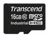 Transcend TS16GUSDC10I, Transcend Micro SDHC Card Class 10 Industrial (microSDHC, 16