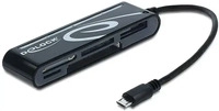 Delock 91732, Delock All in 1 MicroUSB Card Reader Extern (Micro USB) (91732)