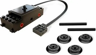 LEGO 88002, LEGO Technic Power Functions Antriebssystem mit 2 Achsen und 4 Raedern -