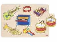 Goki Bubble Puzzle Musikinstrumente mit Ton (Italienisch, Französisch, Deutsch,