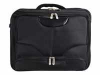 Dermata, Handtasche, Laptopmappe 43.5cm aus Nylon, Schwarz