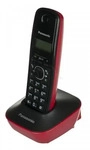 Panasonic KX-TG1611SPR, Panasonic Telefon stacjonarny KX-TG1611PDR Czerwony