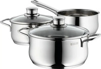 WMF 0730299990, WMF Kochgeschirr-Set 3-teilig Diadem Plus (Kochtopf) (0730299990)