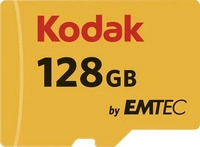 Emtec EKMSDM128GXC10K, Emtec Kodak - Flash-Speicherkarte (microSDXC-an-SD-Adapter