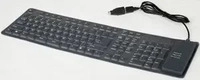 Gembird KB-109F-B, Gembird FLEXIBLE USB ENG/Juodas KB-109F-B (US, Kabelgebunden)