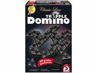Schmidt Spiele 49287, Schmidt Spiele Classic Line: Tripple Domino (Deutsch) Schwarz