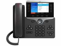 Cisco CP-8861-K9=, Cisco IP Phone 8861 SIP-Telefon Schwarz/Silber