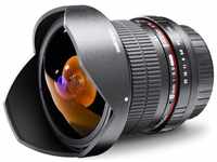 Walimex pro Pro 8mm f/3.5 II Fisheye, Nikon (Nikon F, APS-C / DX) (402915)...