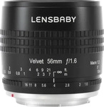Lensbaby LBV56BF, Lensbaby Velvet 56 mm 1.6 Fuji X-Mount (Fujinon XF, APS-C /...