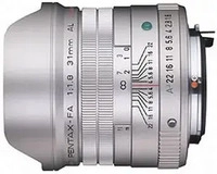 Pentax 20290, Pentax FA 31mm, f/1.8 AL (Pentax K, APS-C / DX) (20290) Silber