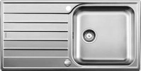 Blanco 518519, Blanco Zlewozmywak Livit XL 6 S stal szczotkowana z korkiem