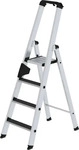 Munk 041624, Munk Stufen-Stehleiter einseitig begehbar mit clip-step R13 4 Stufen