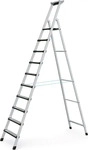 Zarges 230602, Zarges Comfortstep S - LM-Stufen-Stehleiter 10 Stufen (Stehleiter, 340