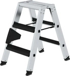 Munk 042212, Munk Stufen-Stehleiter beidseitig begehbar mit clip-step relax 2x6