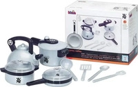 Theo Klein 9430, Theo Klein WMF Topf- und K&uuml;chenger&auml;teset (9430) Grau/Schwarz