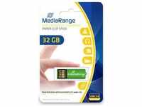 MediaRange MR977, MediaRange Nano USB-Flash-Laufwerk (32 GB, USB A, USB 2.0) Grün