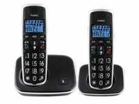 Fysic FX-6020 - Big Button Dect telefoon - 2 handsets - Zwart, Telefon, Schwarz