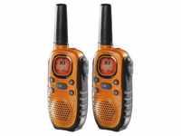 Topcom 120643, Topcom Twintalker 9100 Long Range, 2er Set (9 km) Orange/Schwarz