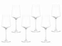 6x Leonardo Puccini Weißweinglas, Weingläser, Transparent