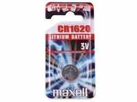 Maxell Knopfzelle CR1620 1 Stück (1 Stk., CR2025, 80 mAh), Batterien + Akkus