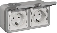 Legrand 69742, Legrand Plexo Classic Feuchtraum-Aufputz-Schutzkontakt-Steckdose