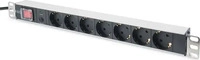 Digitus DN-95403, Digitus Steckdosenleiste (7x, CEE 7/3) (DN-95403) Schwarz