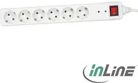 InLine 16461Q, InLine Steckdosenleiste (6x, CEE 7/3, 1.50 m) (16461Q) Weiss
