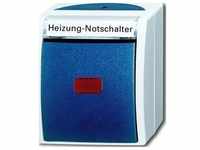 Busch-Jaeger Heiz.Notschalter, Taster + Schalter, Grau, Grün