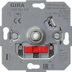 Gira 030000, Gira LED Dimmer Drehaus 20-200W 030000 Gl&uuml;hlampe (030000) Grau