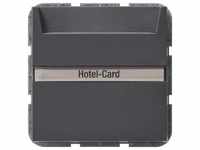 Gira, Zubehör Schalterprogramm, Hotel-Card-Taster anth System55 014028