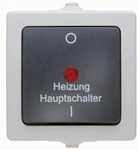 Kopp 565356002, Kopp Nautic Aufputz-Feuchtraum Heizungshauptschalter 2-polig