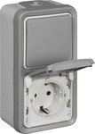 Legrand 69746, Legrand Plexo Classic Kombi Aus-/Wechsel 1-p Steckdose (69746)