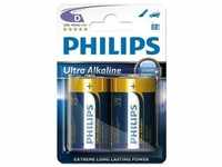 Philips LR20E2B/10, Philips ALKALINE PILA D LR20 BLISTER*2 (2 Stk., D)