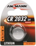 Ansmann 1516-0264, Ansmann CR2032 - Car key Lithium Knopfzelle (1 Stk., CR2032)