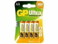 GP Batteries 03015AUETA-B4, GP Batteries Ultra Alkaline Batterie AA Mignon 1,5V 4er