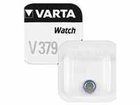 Varta Knopfzelle-Uhrenbatterie V379, 1.55V, 14mAH (10 Stk., SR63, 14 mAh), Batterien