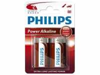 Philips LR14P2B, Philips Batterie C 2er-Pack (2 Stk., C)